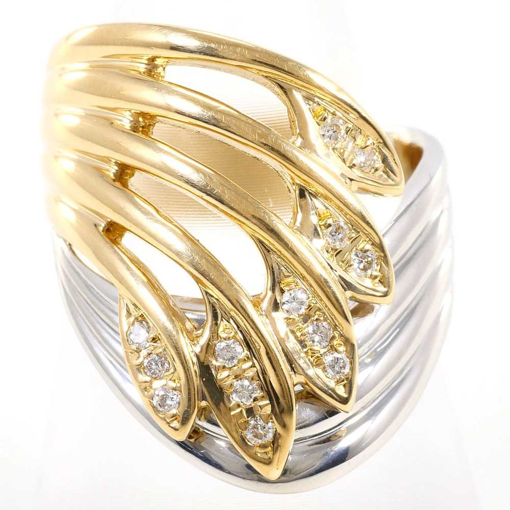 VINTAGE 18k Gold Diamond Ring